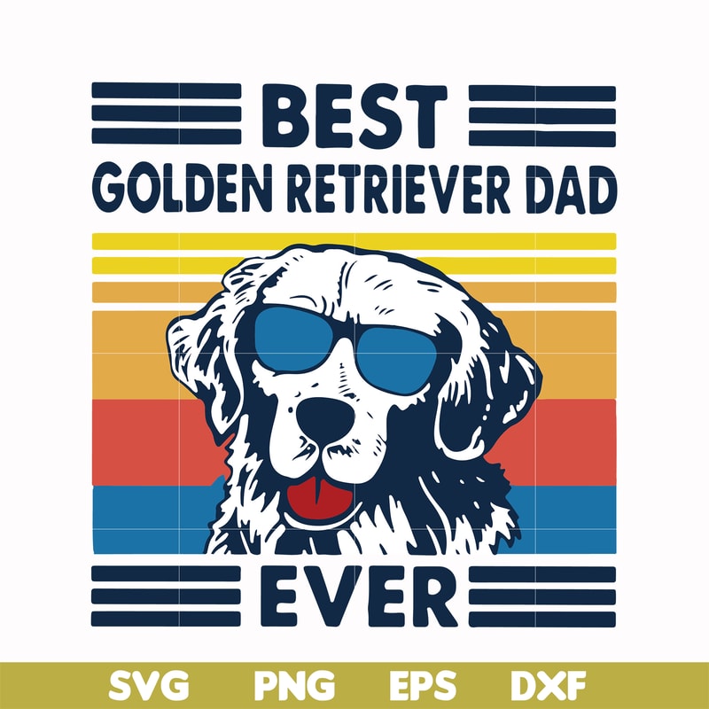 FTD30-Best golden retriever dad ever svg, png, dxf, eps, digital file FTD30.jpg