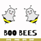 HLW0009-BOO BEES, halloween svg, png, dxf, eps digital file HLW0009.jpg