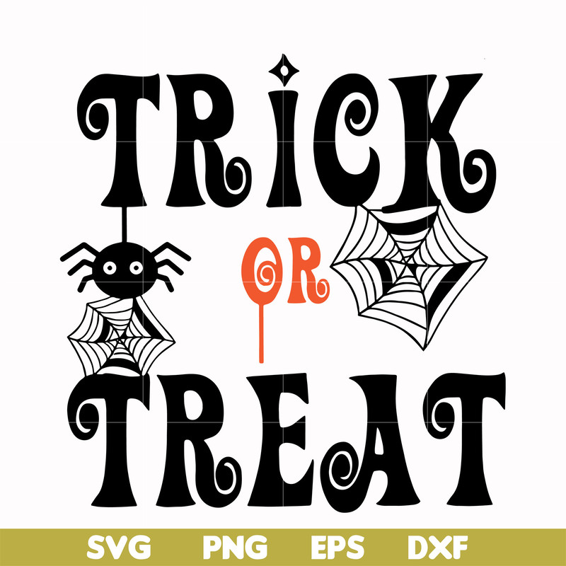 HLW0081-Trick or treat svg, png, dxf, eps digital file HLW0081.jpg