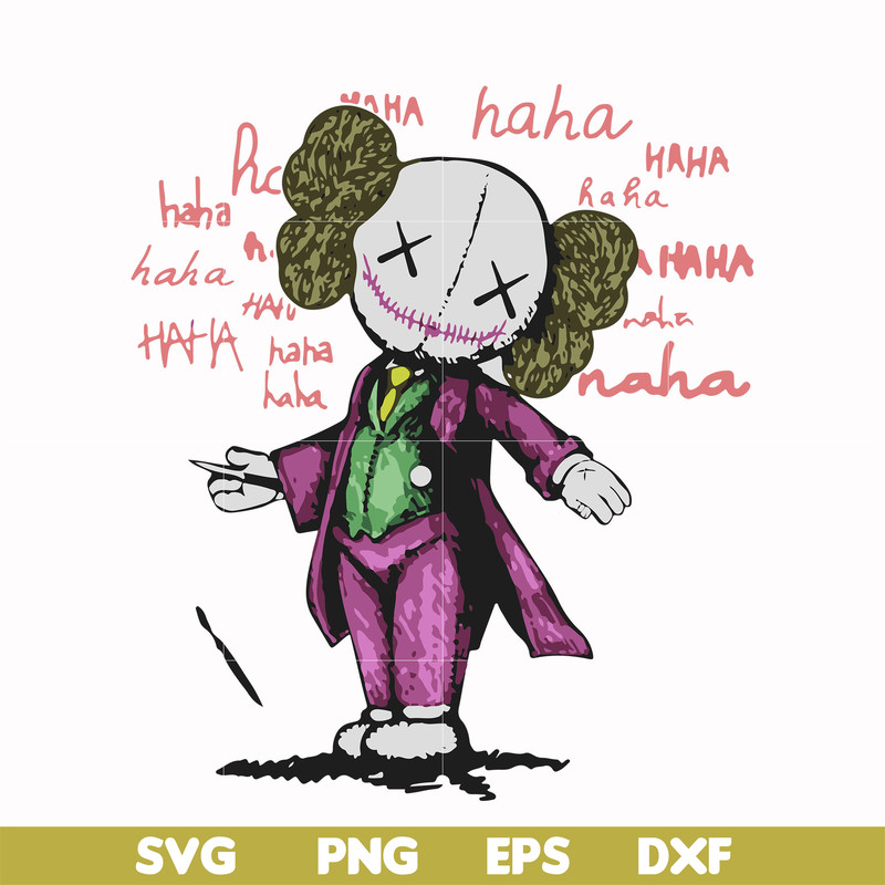 HLW0148-kaws x joker haha svg, png, dxf, eps digital file HLW0148.jpg