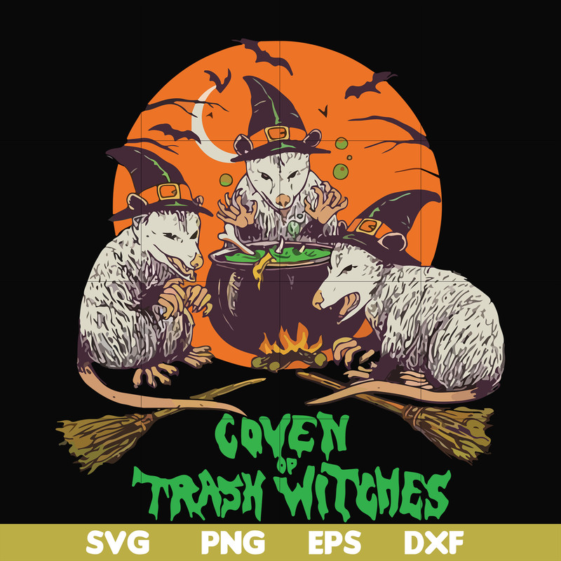 HLW2007207-Coven of trash witches svg, halloween svg, png, dxf, eps digital file HLW2007207.jpg