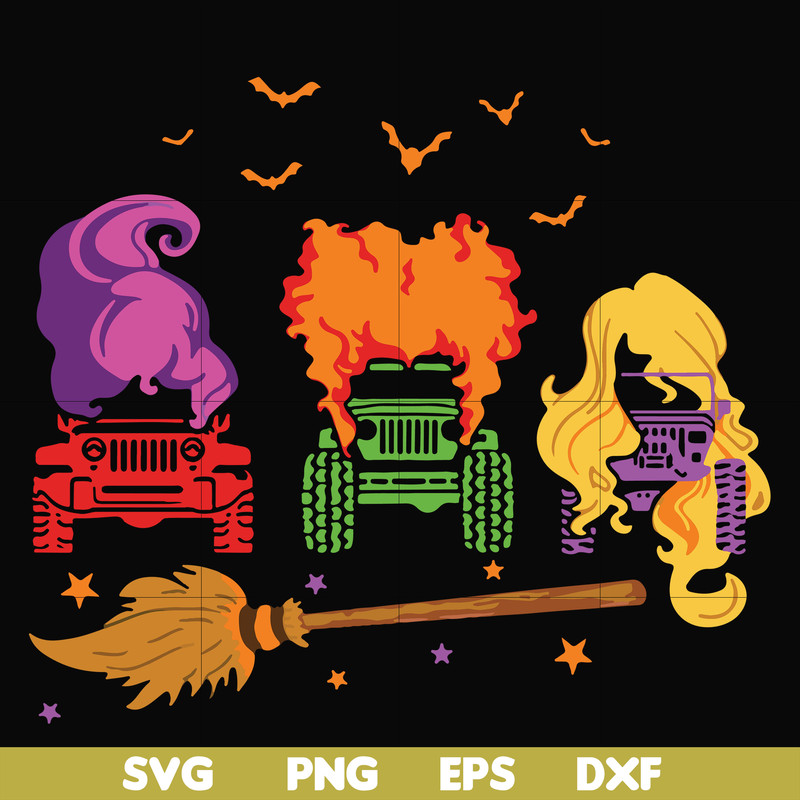 HLW23072010-Witch car svg, halloween svg, png, dxf, eps digital file HLW2307210.jpg
