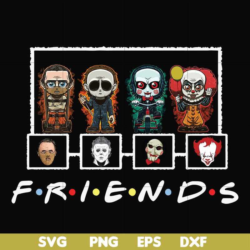 HLW2307203-Scary Friends Horror svg, Halloween svg, png, dxf, eps digital file HLW2307203.jpg