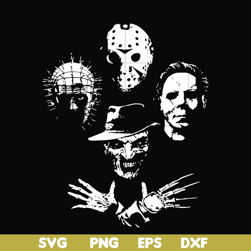 HLW2307207-Scary Friends Horror svg, Halloween svg, png, dxf, eps digital file HLW2307207.jpg