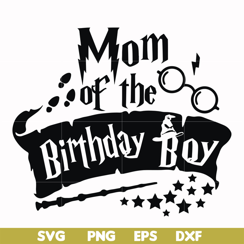 HRPT00016-Mom of the birthday boy svg, png, dxf, eps file HRPT00016.jpg