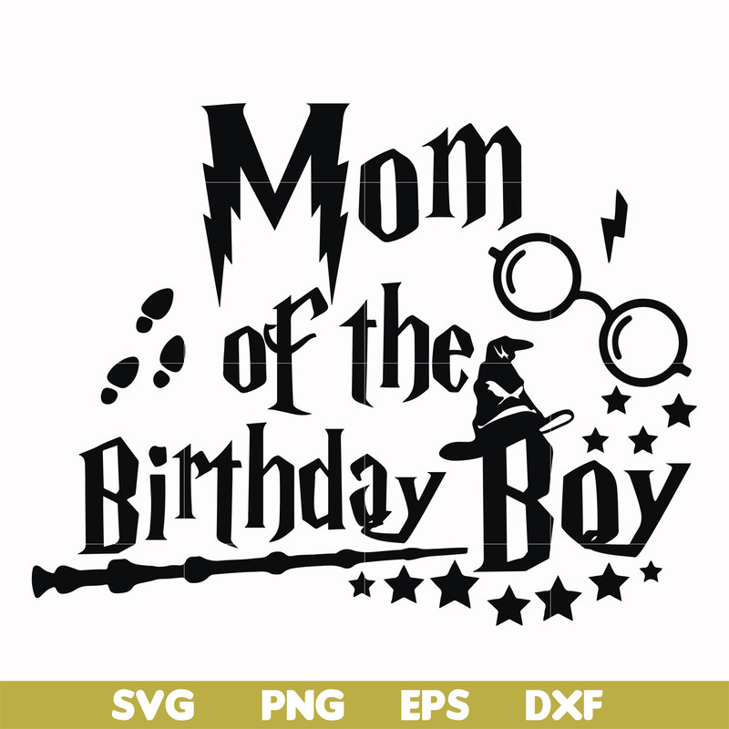 HRPT00017-Mom of the birthday boy svg, png, dxf, eps file HRPT00017.jpg