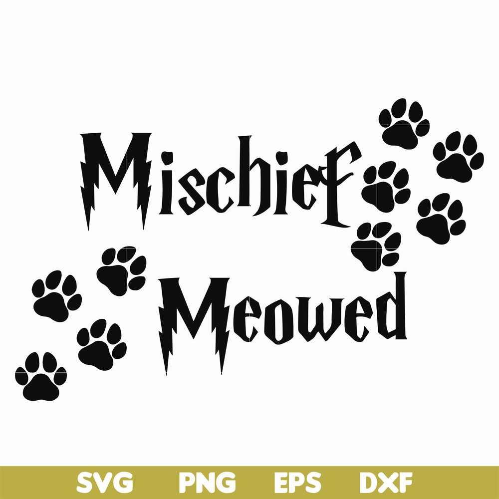 HRPT00018-Mischief meowed svg, png, dxf, eps file HRPT00018.jpg