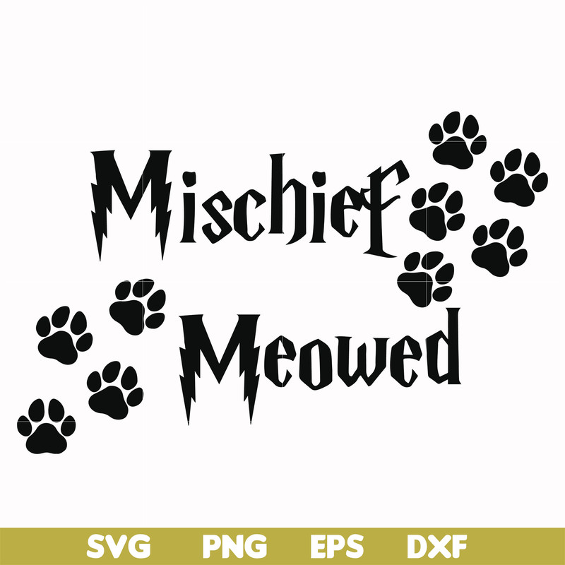 HRPT00018-Mischief meowed svg, png, dxf, eps file HRPT00018.jpg