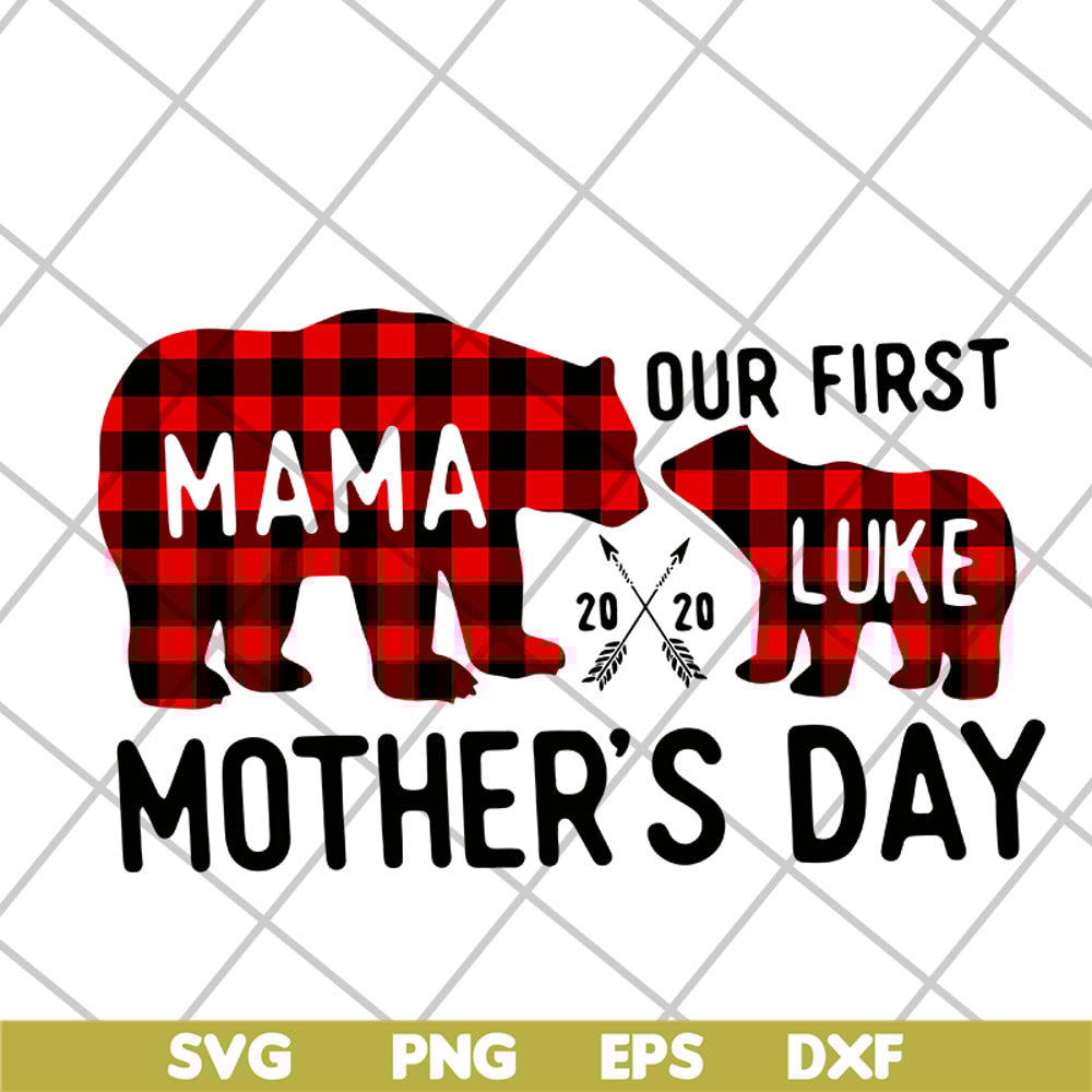 MTD04042113-Mama our first svg, Mother's day svg, eps, png, dxf digital file MTD04042113.jpg