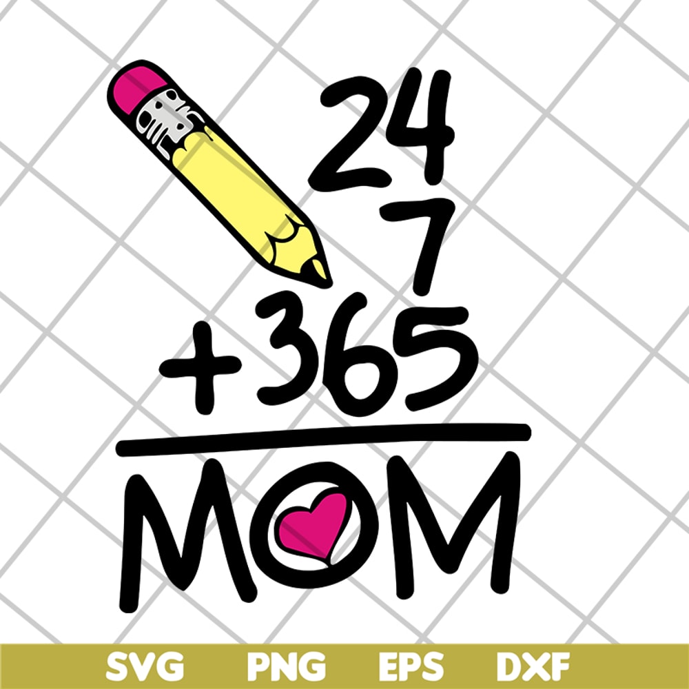 MTD04042133-365 mom day svg, Mother's day svg, eps, png, dxf digital file MTD04042133.jpg
