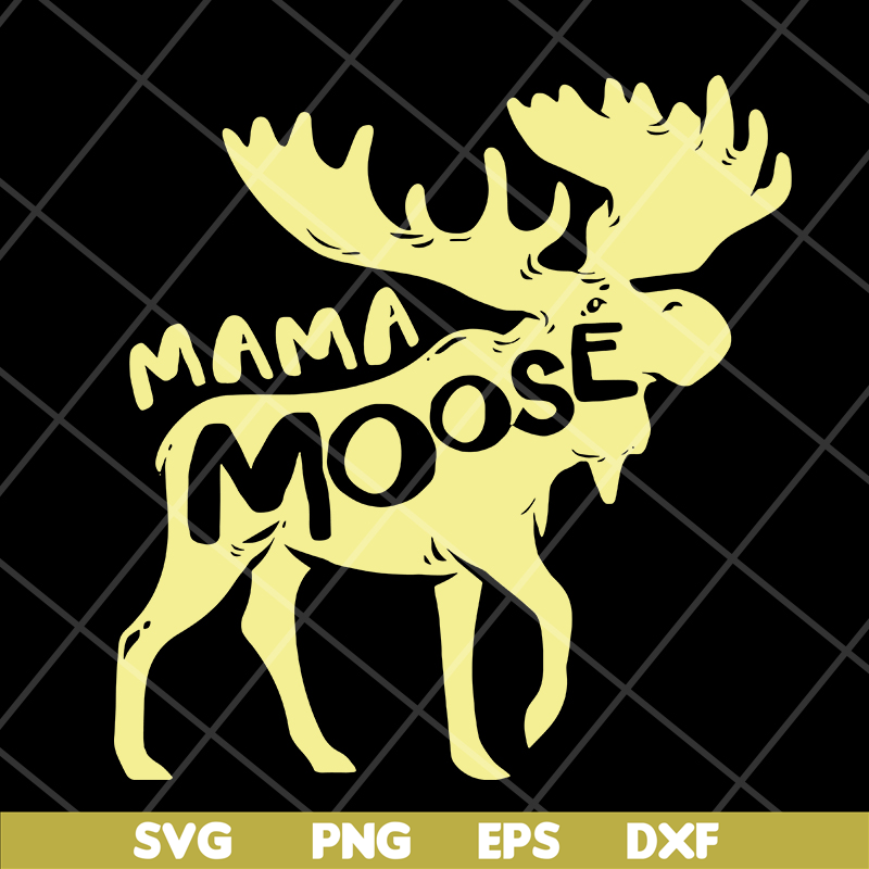MTD15042124-Mama moose svg, Mother's day svg, eps, png, dxf digital file MTD15042124.jpg