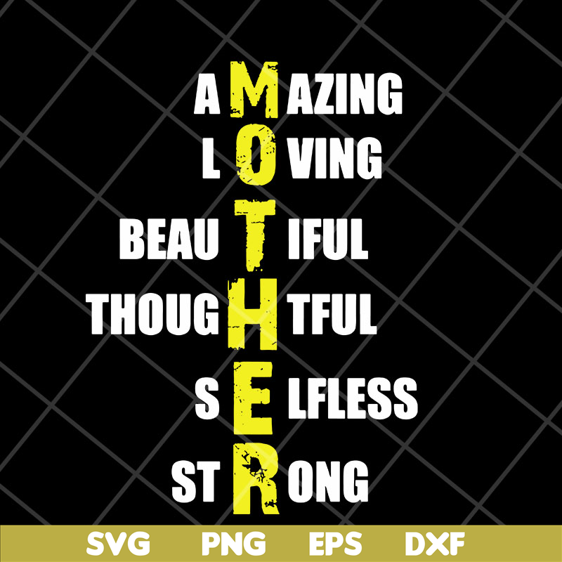 MTD23042105-Amazing loving mother svg, Mother's day svg, eps, png, dxf digital file MTD23042105.jpg