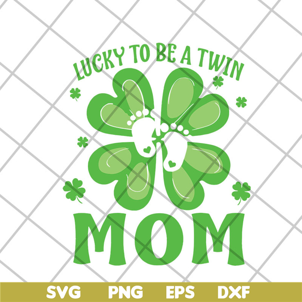 MTD26042125-Lucky to be a twin mom svg, Mother's day svg, eps, png, dxf digital file MTD26042125.jpg
