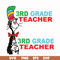 DR00033-3rd grade teacher svg, png, dxf, eps file DR00033.jpg