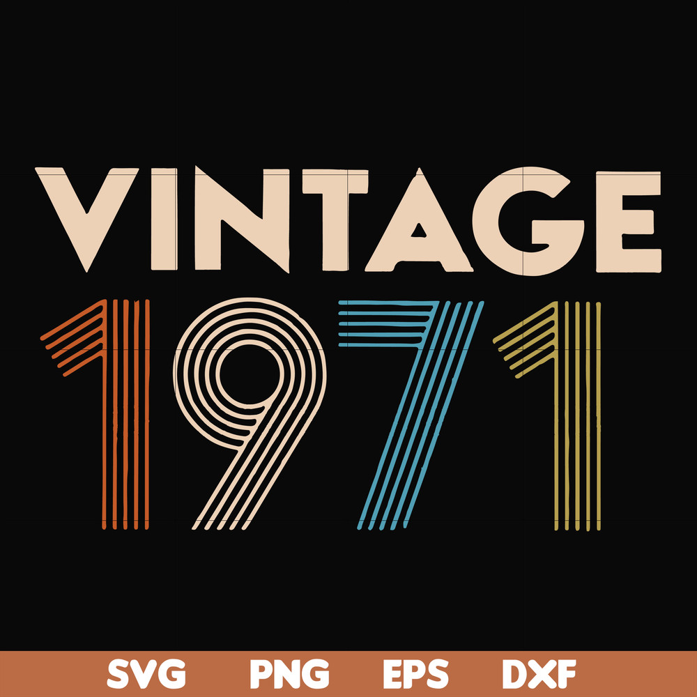 FN000169-Vintage 1971 svg, png, dxf, eps file FN000169.jpg
