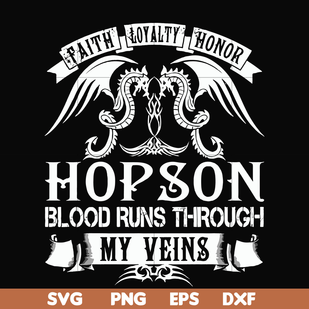 FN000201-Hopson blood runs through my veins svg, png, dxf, eps file FN000201.jpg