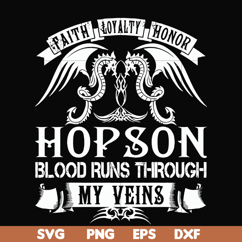 FN000201-Hopson blood runs through my veins svg, png, dxf, eps file FN000201.jpg