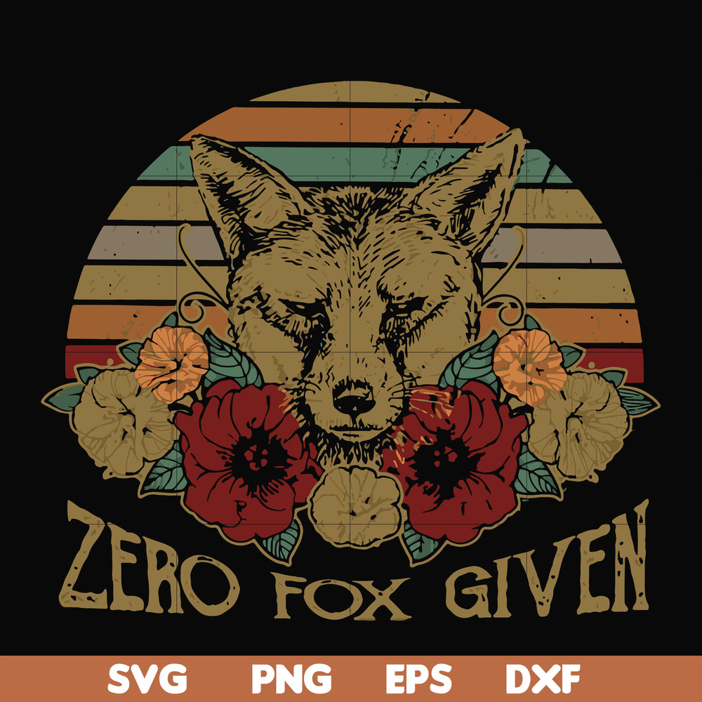 FN000349-Zero fox given svg, png, dxf, eps file FN000349.jpg