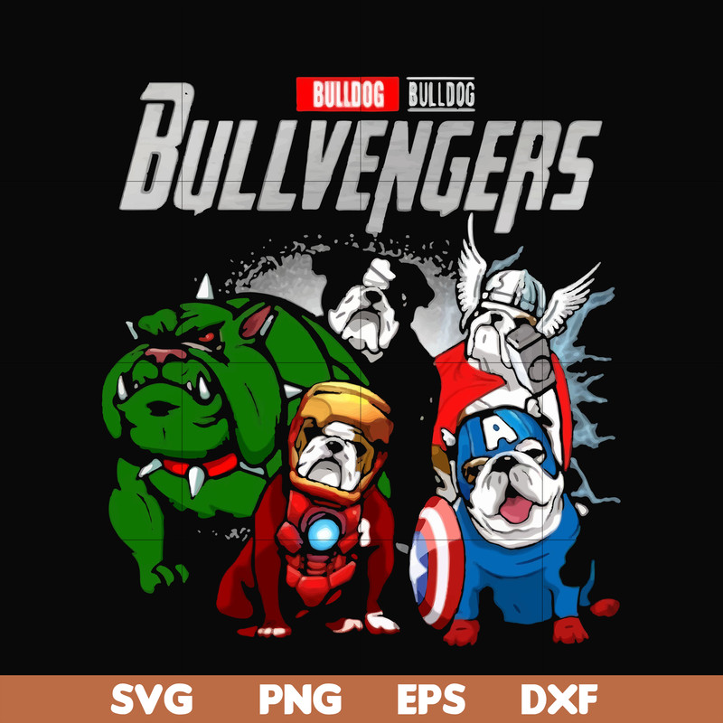 FN000411-Bullvengers svg, png, dxf, eps file FN000411.jpg