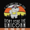FN000772-If you can't take the stab don't poke the unicorn svg, png, dxf, eps file FN000772.jpg
