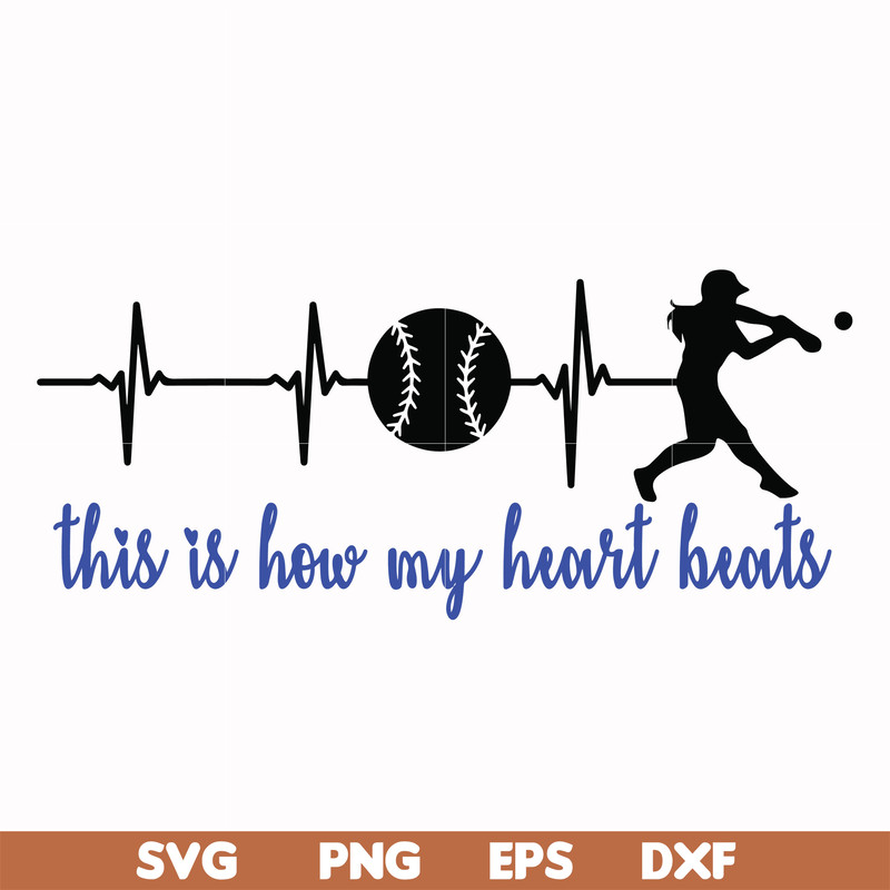 FN000985-This is how my heart beats svg, png, dxf, eps file FN000985.jpg