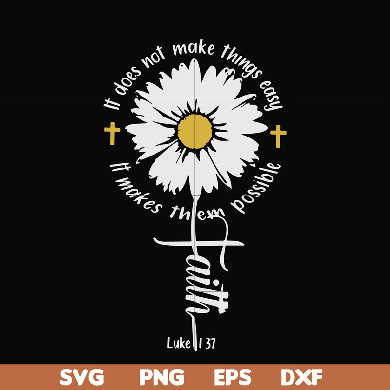 FN000990-It does not make things easy it makes them possible svg, png, dxf, eps file FN000990.jpg