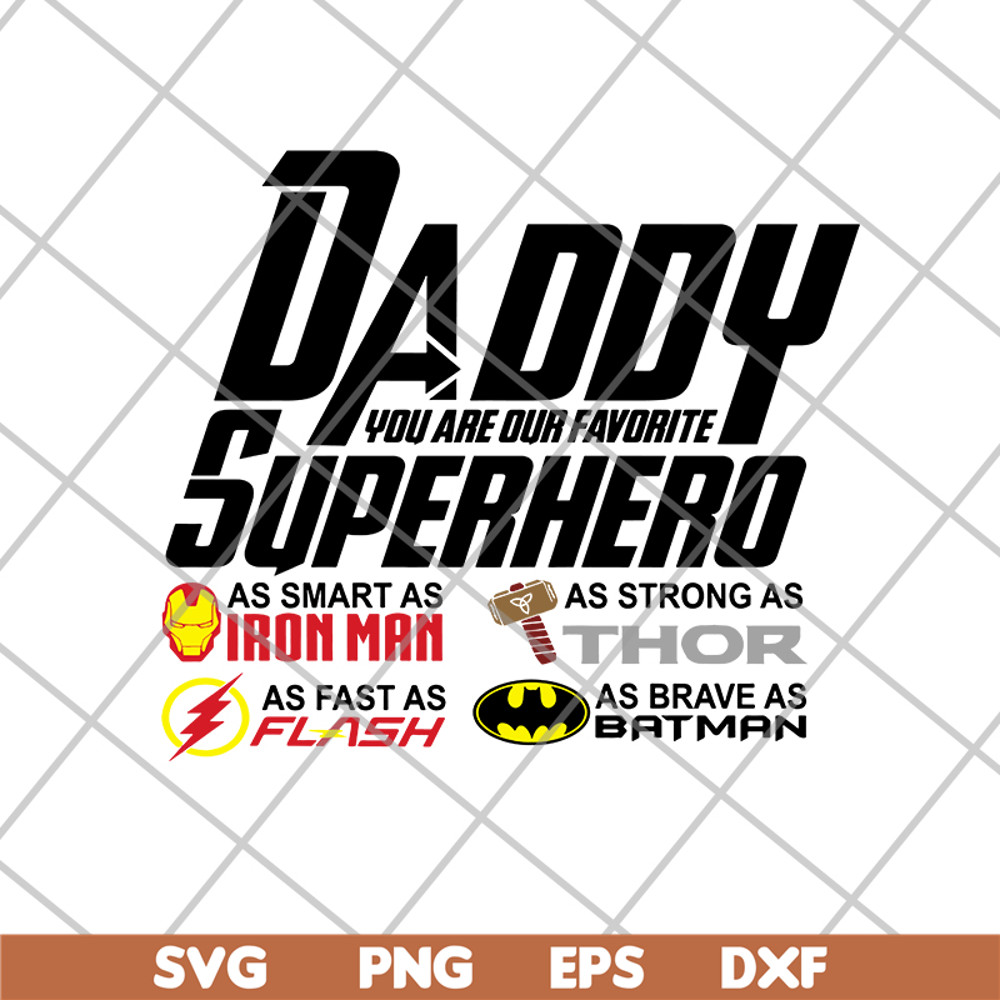 FTD21052112-Daddy superhero svg, png, dxf, eps digital file FTD21052112.jpg