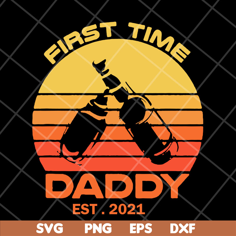 FTD28042123-first time daddy svg, Fathers Day svg, png, dxf, eps digital file FTD28042123.jpg