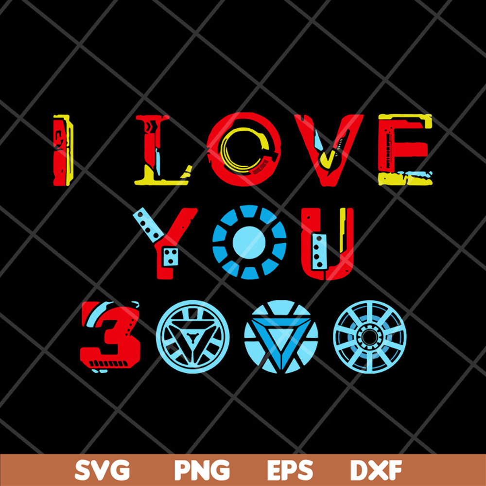 FTD29042109-I love you 3000 svg, Fathers day svg, png, dxf, eps digital file FTD29042109.jpg