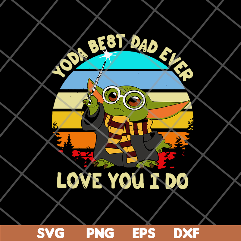 FTD29052138- Star wars baby yoda best dad ever svg, png, dxf, eps digital file FTD29052138.jpg