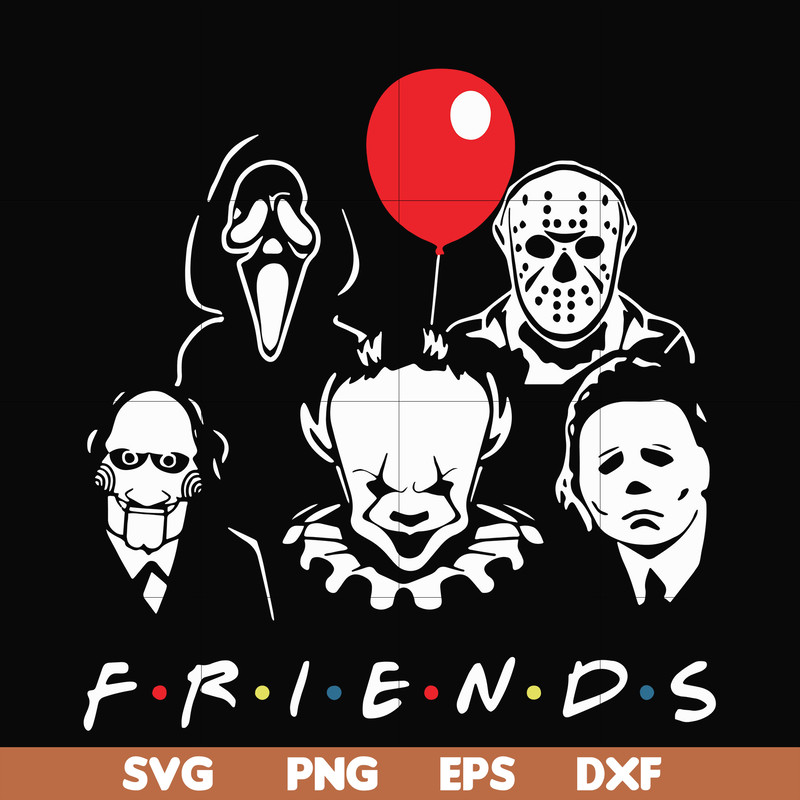 HLW0082-Friends svg, png, dxf, eps digital file HLW0082.jpg