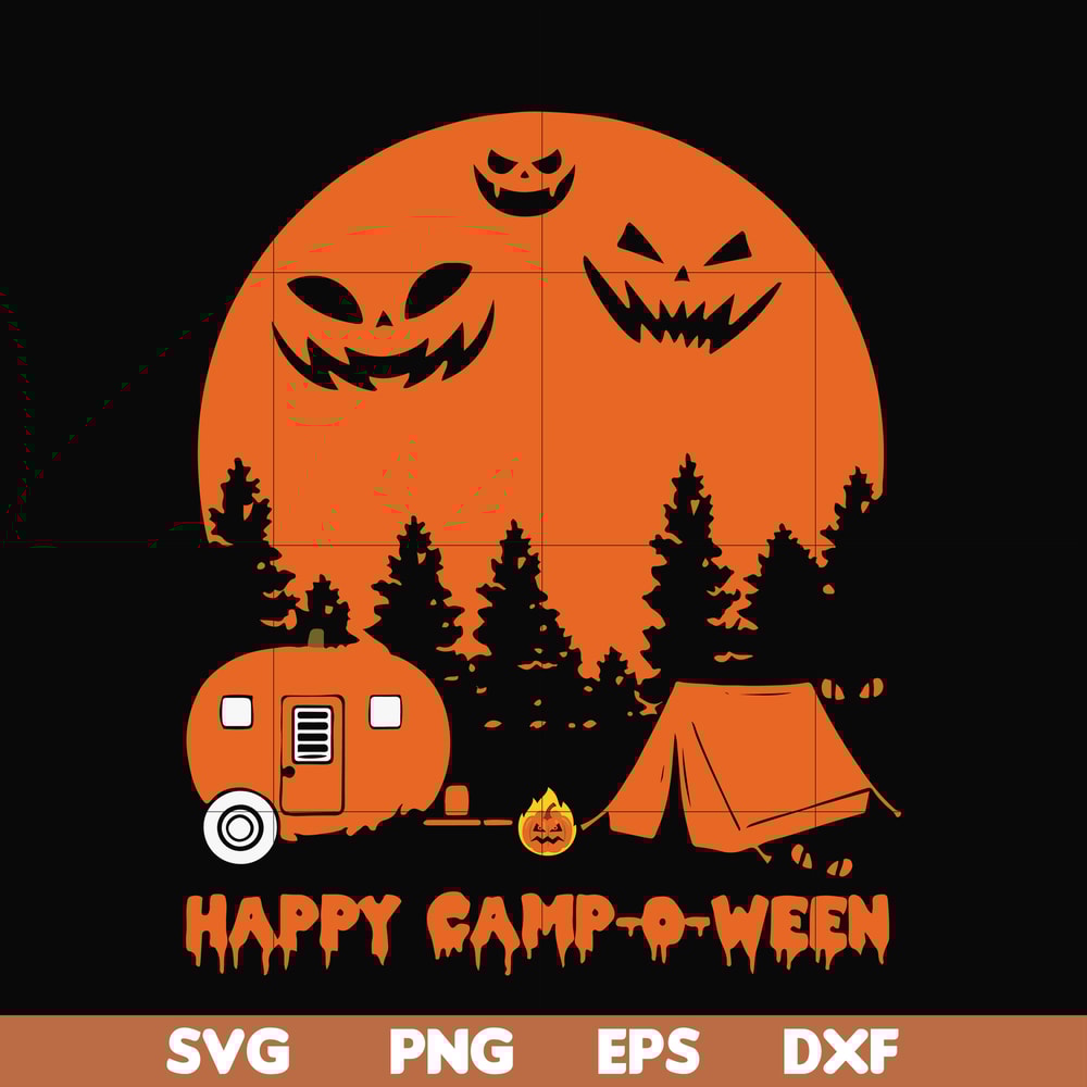 HLW2007204-Happy camp halloween svg, png, dxf, eps digital file HLW2007204.jpg