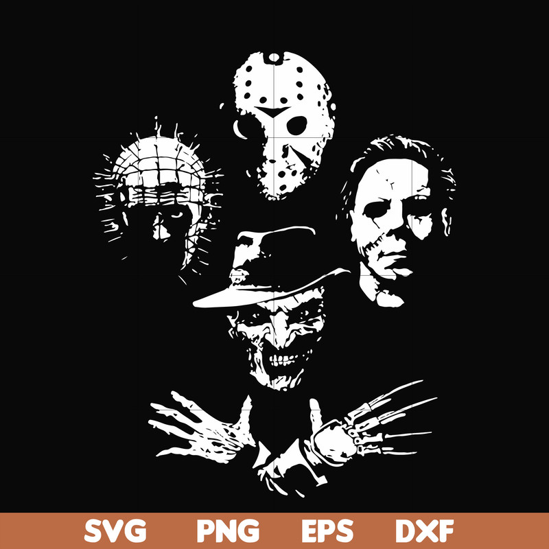 HLW2307207-Scary Friends Horror svg, Halloween svg, png, dxf, eps digital file HLW2307207.jpg