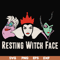 HLW24072024-Resting witch face svg, halloween svg, png, dxf, eps digital file HLW24072024.jpg