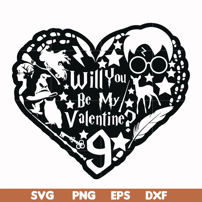 HRPT00034-Will you be my valentine svg, png, dxf, eps file HRPT00034.jpg