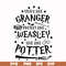 HRPT0007-Study like granger protect like weasley live like potter svg, png, dxf, eps file HRPT0007.jpg