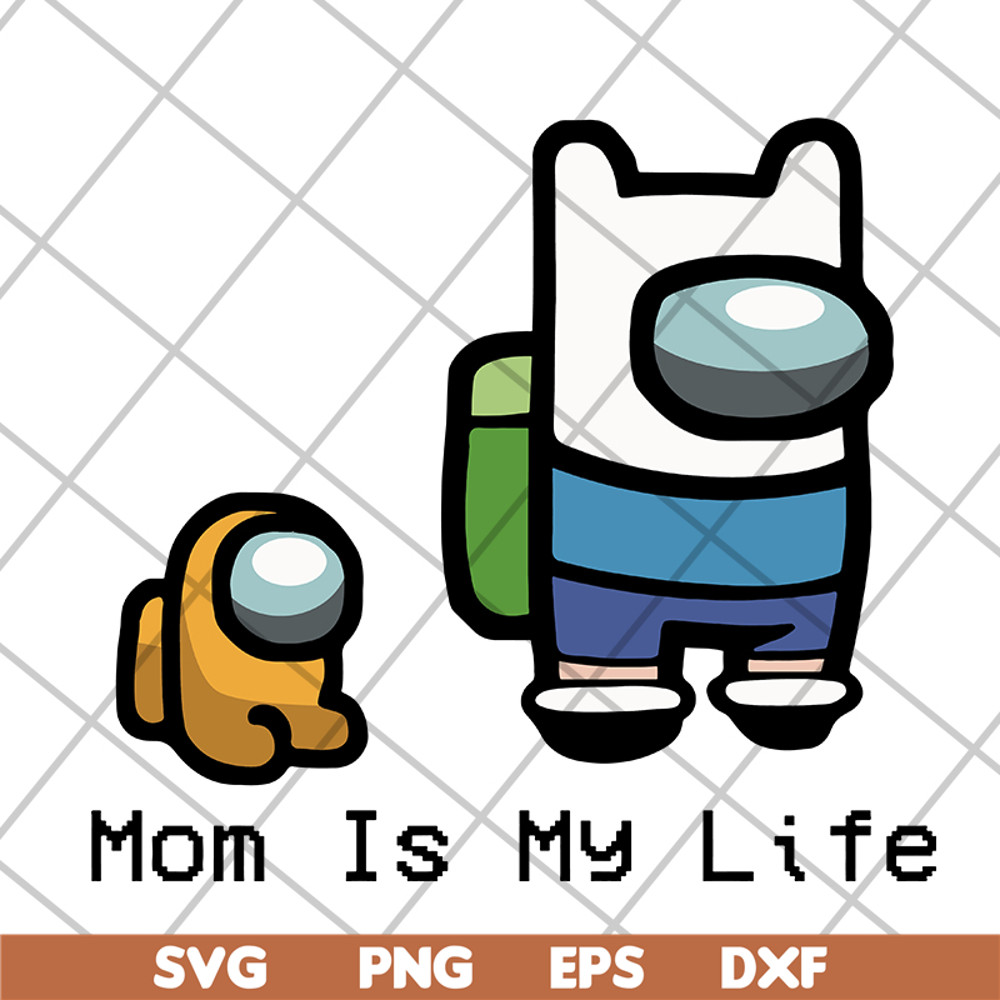 MTD04042125-mom is my life svg, Mother's day svg, eps, png, dxf digital file MTD04042125.jpg