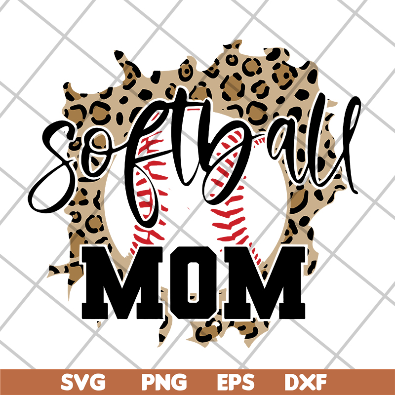 MTD05042109-Sofball mom svg, Mother's day svg, eps, png, dxf digital file MTD05042109.jpg