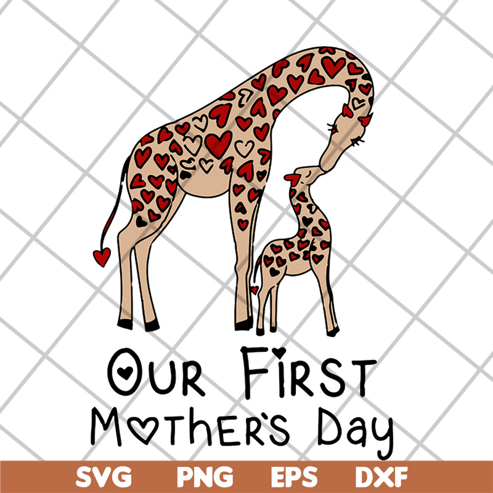 MTD15042106-Our first mothers day svg, Mother's day svg, eps, png, dxf digital file MTD15042106.jpg