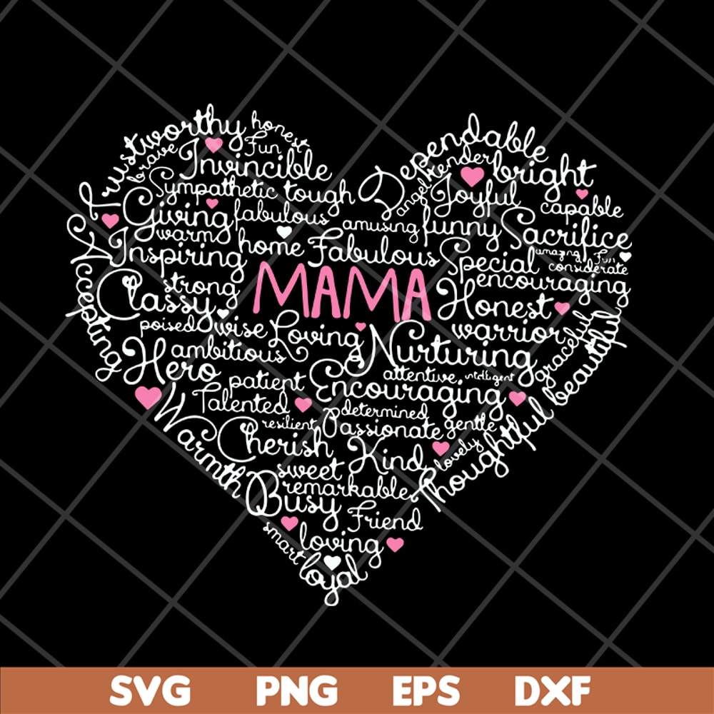 MTD16042149-Mama heart svg, Mother's day svg, eps, png, dxf digital file MTD16042149.jpg