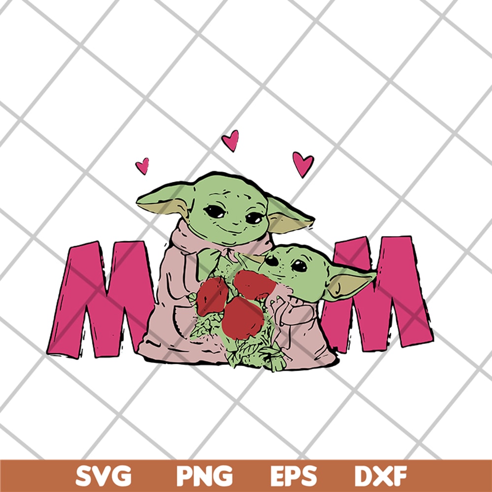 MTD20042103-Baby Yoda I love Mama Mother’s day 2021 svg, Mother's day svg, eps, png, dxf digital file MTD20042103.jpg