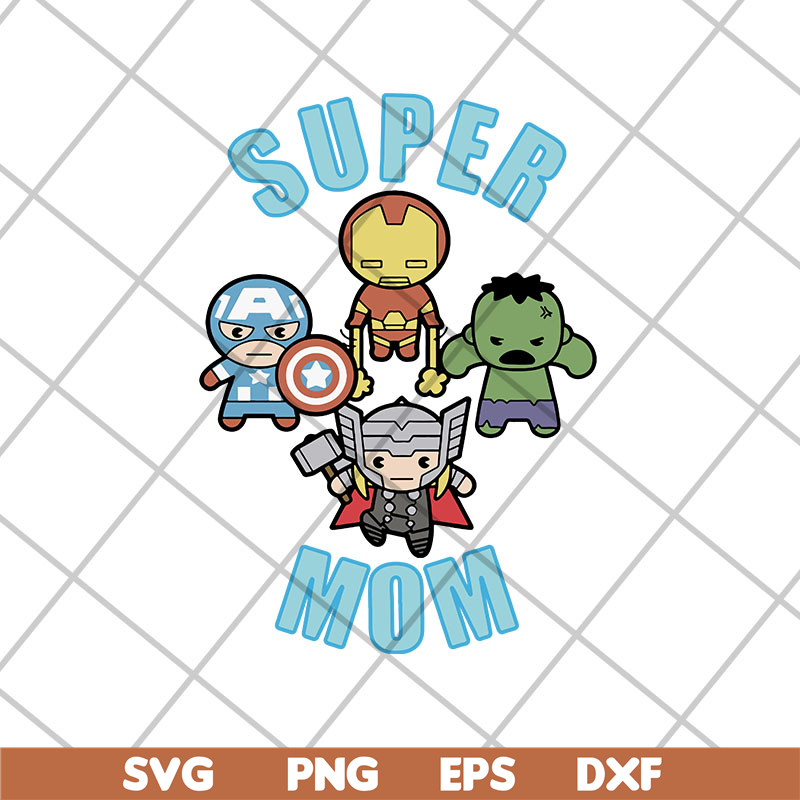 MTD26042112-Marvel Juniors Mothers Day Super Mom svg, Mother's day svg, eps, png, dxf digital file MTD26042112.jpg