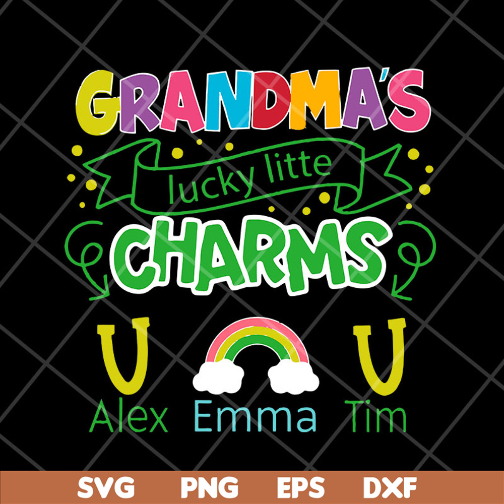 MTD27042122-Grandmas charmas svg, Mother's day svg, eps, png, dxf digital file MTD27042122.jpg