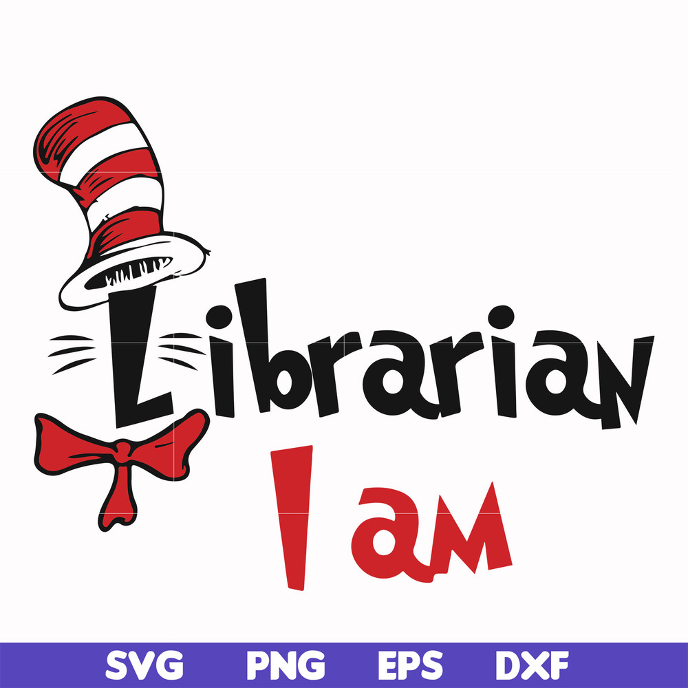 DR000132-Librarian I am svg, png, dxf, eps file DR000132.jpg