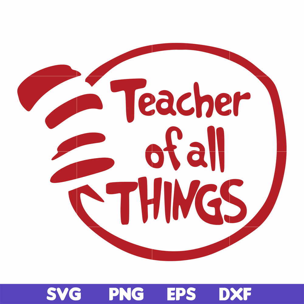 DR00044-Teacher of all things svg, png, dxf, eps file DR00044.jpg