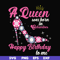 BD0010-A queen was born in October svg, birthday svg, queens birthday svg, queen svg, png, dxf, eps digital file BD0010.jpg