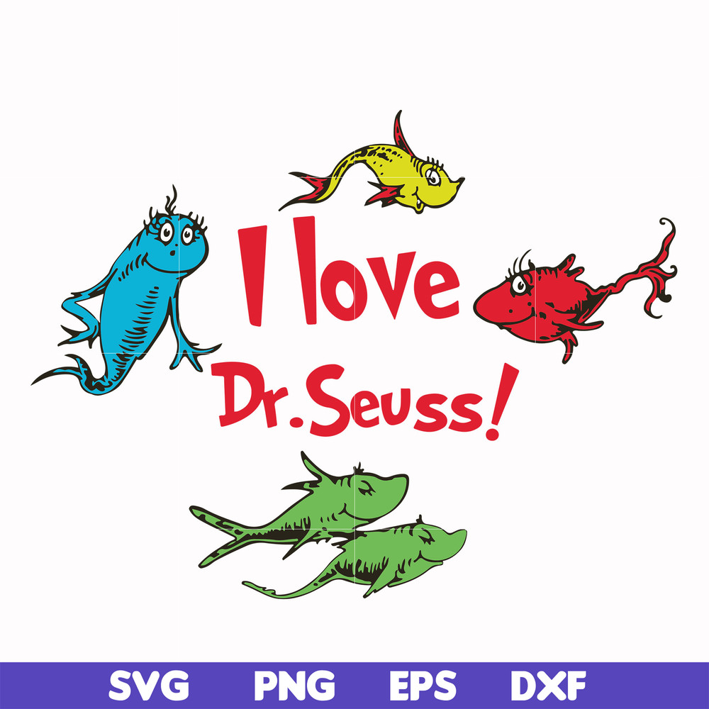 DR000124-I love Dr.Seuss svg, png, dxf, eps file DR000124.jpg