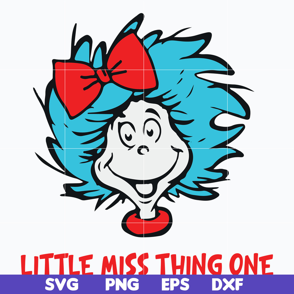 DR0302217-Little miss thing one svg, Dr Seuss svg, png, dxf, eps file DR0302217.jpg