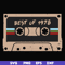 FN000207-Best of 1978 svg, png, dxf, eps file FN000207.jpg