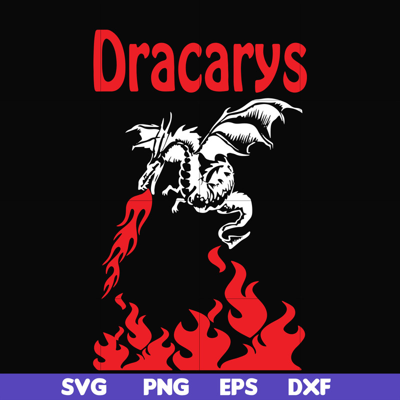 FN000299-Dracarys svg, png, dxf, eps file FN000299.jpg